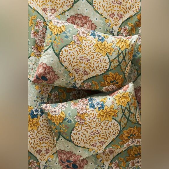 Anthropologie Other - Anthropologie Besiana Organic Percale Shams, Set of 2 Queen